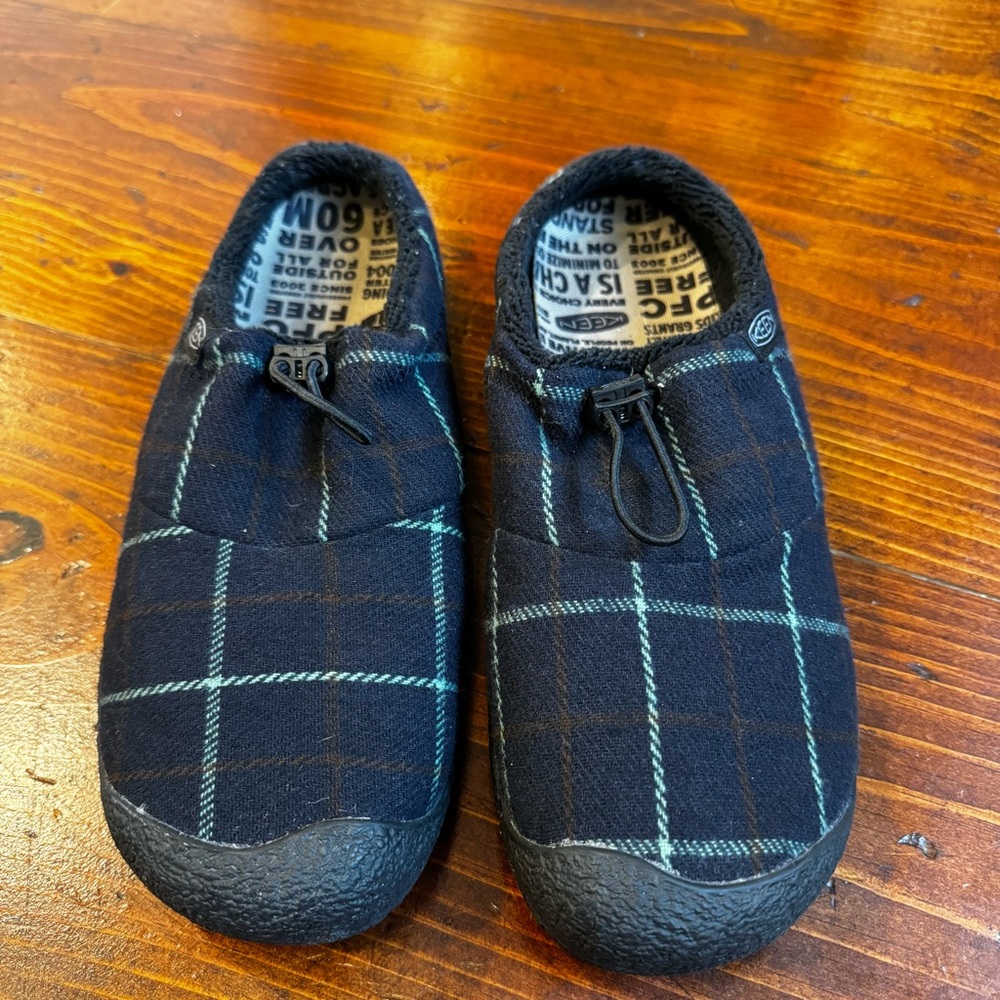 KEEN Howser III Slide Slippers Plaid‎ Slip On Shoes Men's Size US 10 - Picture 4 of 10